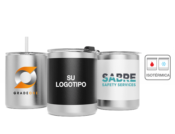 Crew - Vaso isotérmico con logotipo de marca Crew - Vaso isotérmico con logotipo de marca