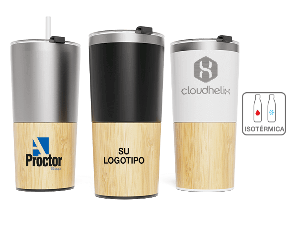 Metro Bamboo - Taza de viaje personalizada Metro Bamboo - Taza de viaje personalizada