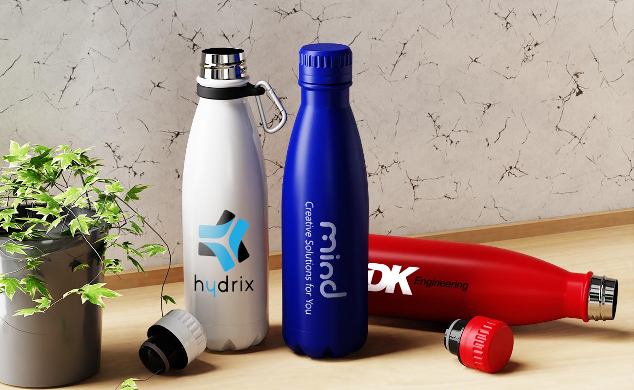 Nova Pure - Botellas Agua con Doble Pared Aislante Personalizadas