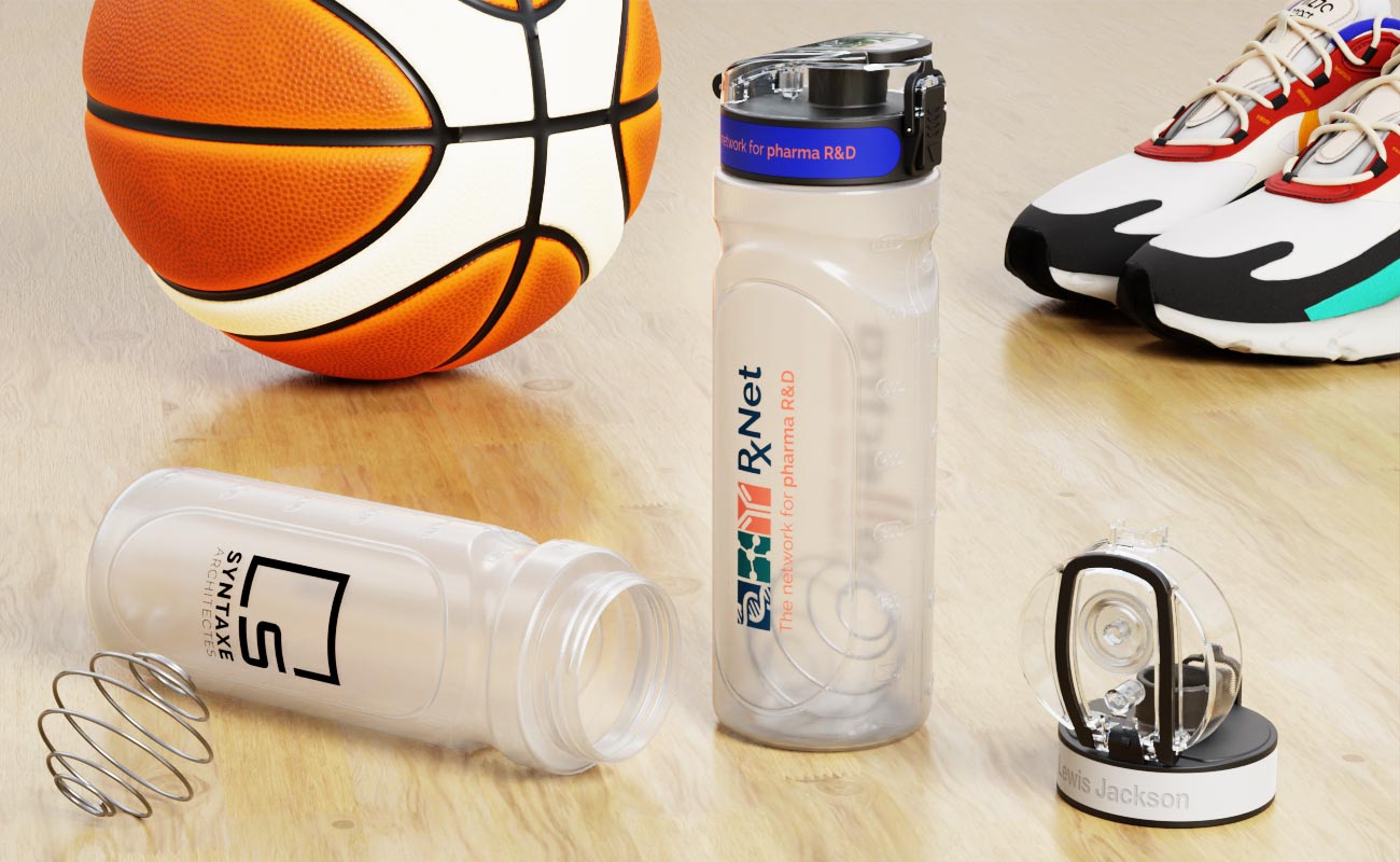 Shaker - Botellas mezcladoras con Logotipo