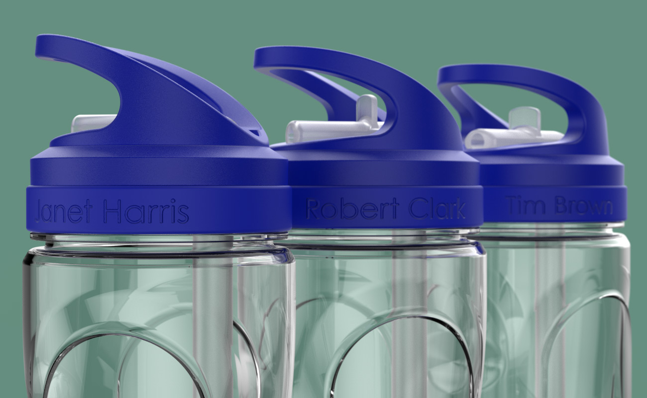 Wave - Botellas de Agua Personalizadas
